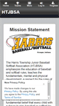 Mobile Screenshot of harrisbaseballsoftball.com